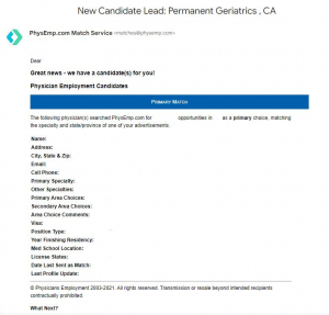 Match email