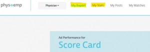 Report tabs